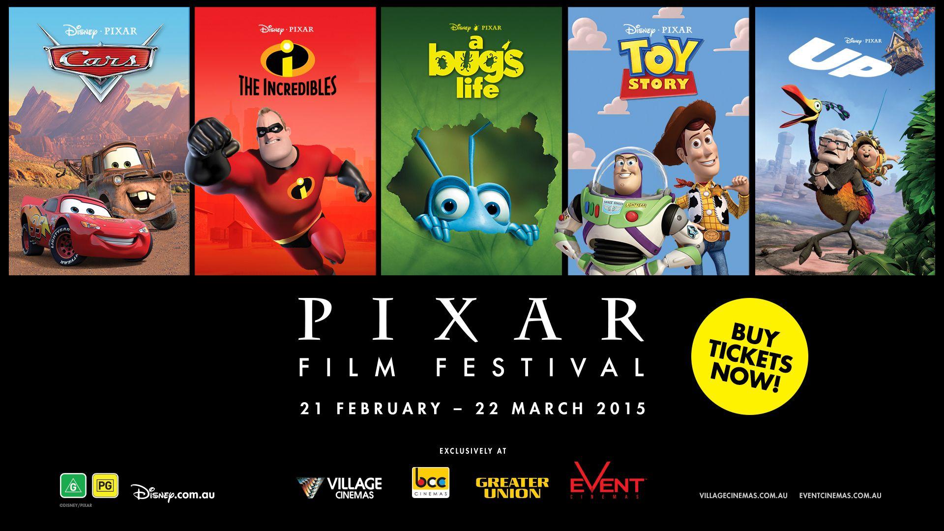 Disney Pixar Films Logo - PIXAR FILM FESTIVAL LINE UP - FEB 21 - MAR 22 - Impulse Gamer