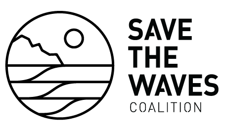 Black and White Waves Logo - Homepage - Save The Waves