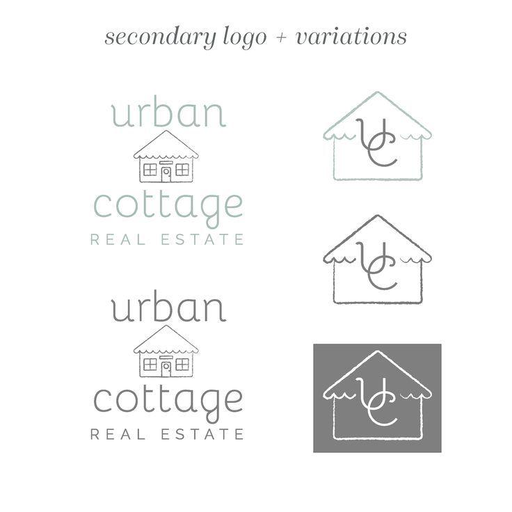 Small Realtor Logo - Urban Cottage Arkansas Realtor Logo and Branding by Kindly
