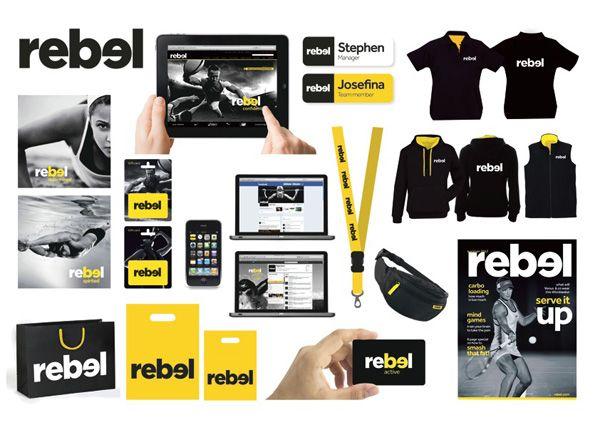 Black and Yellow Sports Logo - Rebel rebrands to black and yellow to tackle premium market