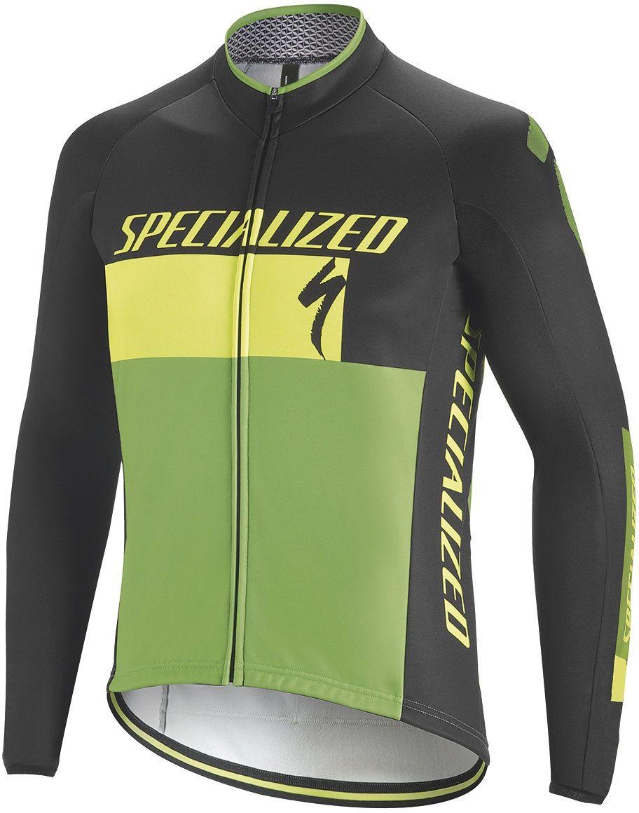 Black and Yellow Sports Logo - 2018 Specialized Element RBX Comp Logo LS Jersey - Specialized ...