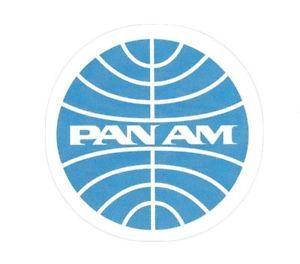 Pan AM Logo - PAN AM AIRLINES STICKER ~ Pan American World Airways Airline Logo ...