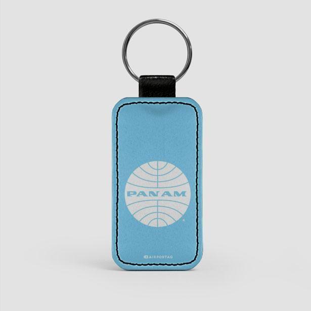 Pan AM Logo - Pan Am Logo - Leather Keychain – Airportag