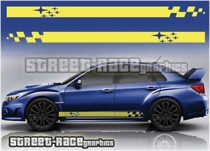 Subaru WRX Racing Logo - Subaru Impreza 005 racing stripes graphics stickers decals WRX Sti ...