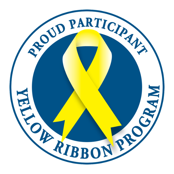 Blue and Yellow Ribbon Logo - Yellow Ribbon Campaign