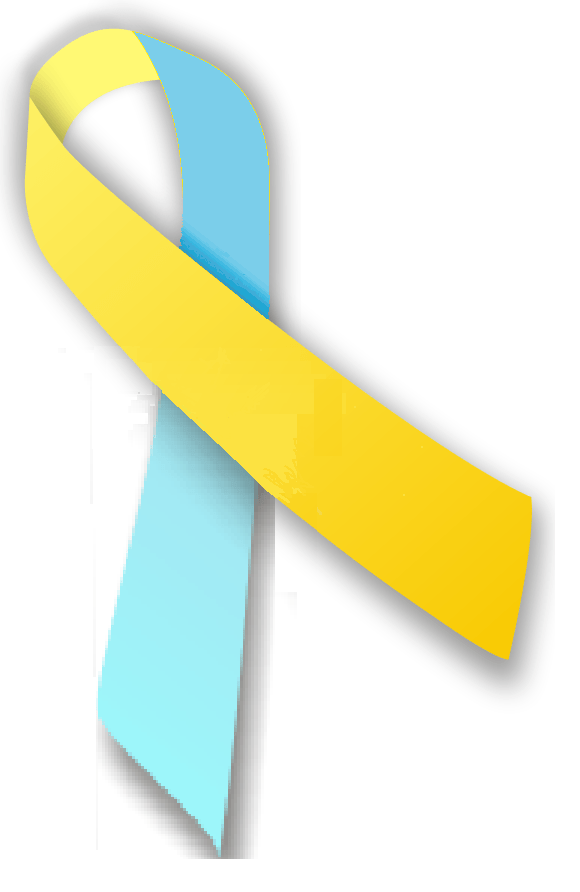 Blue and Yellow Ribbon Logo - File:Yellow Blue ribbon.png - Wikimedia Commons