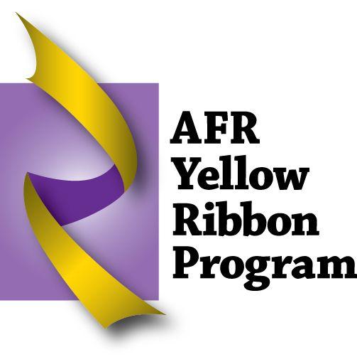 Blue and Yellow Ribbon Logo - Yellow Ribbon