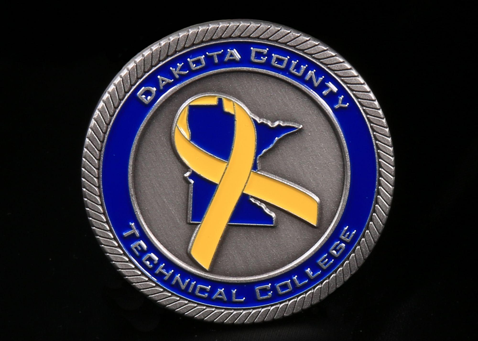 Blue and Yellow Ribbon Logo - Beyond the Yellow Ribbon Challenge Coins