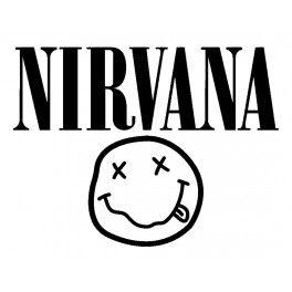 Nirvana Band Logo - nirvana logo preto e branco Google. Stickers. Nirvana