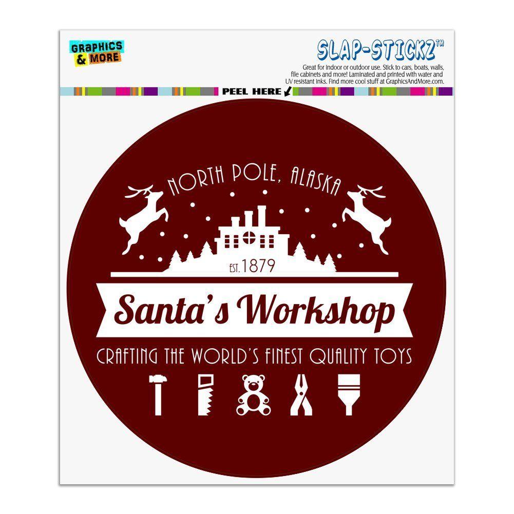 North P Logo - Amazon.com: Graphics and More Santa's Workshop Logo Christmas Toys ...