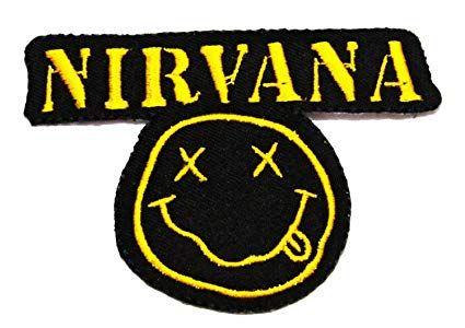 Nirvana Band Logo - Amazon.com: Nirvana rock music band Patch Logo III Embroidered Iron ...