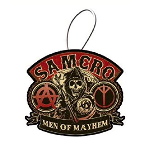 Amazon Air Logo - Sons Of Anarchy Samcro Logo Air Freshener: Amazon.co.uk: Kitchen & Home