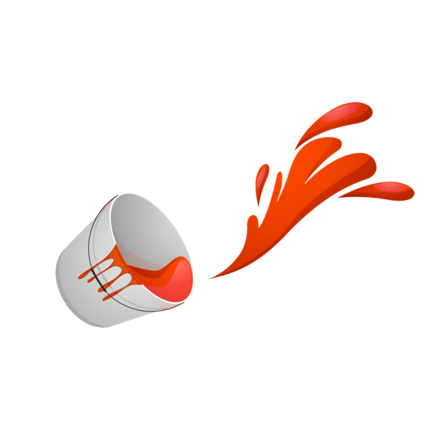 Orange Splatter Logo - Happy Holi Bucket Orange Splatter Vector, Happy Holi, Bucket, Orange