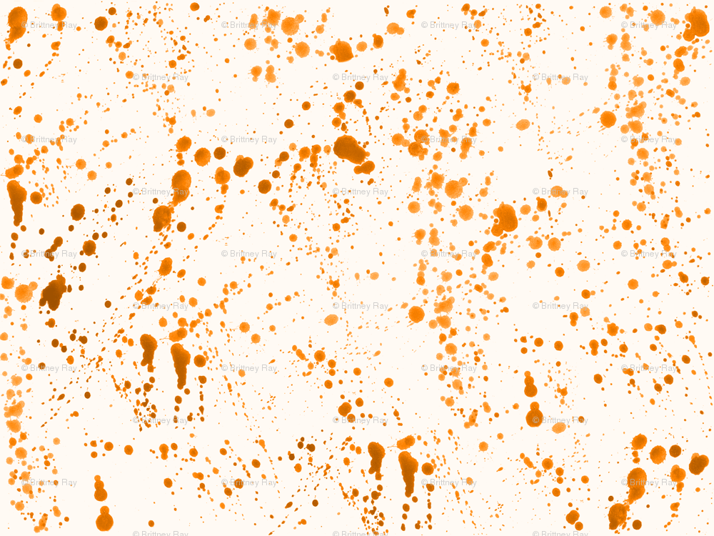 Orange Splatter Logo - Orange Ink Splatter wallpaper - pond_ripple - Spoonflower