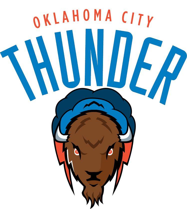 Bison Mascot Logo - Rumble the Bison - Oklahoma City Thunder - SportMascots.com