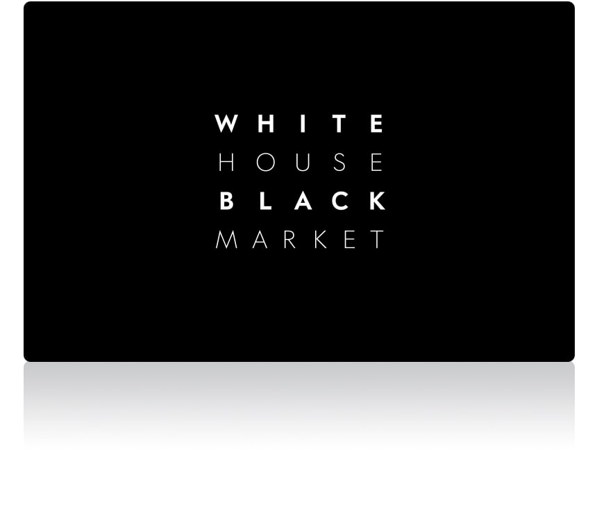 Black and White Market Logo - The Perfect Gift - White House | Black Market - White House Black Market
