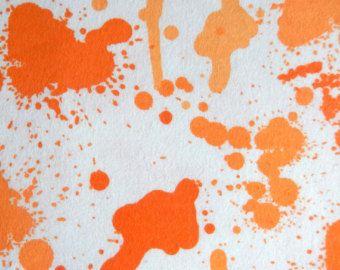 Orange Splatter Logo - Orange splatter | Etsy