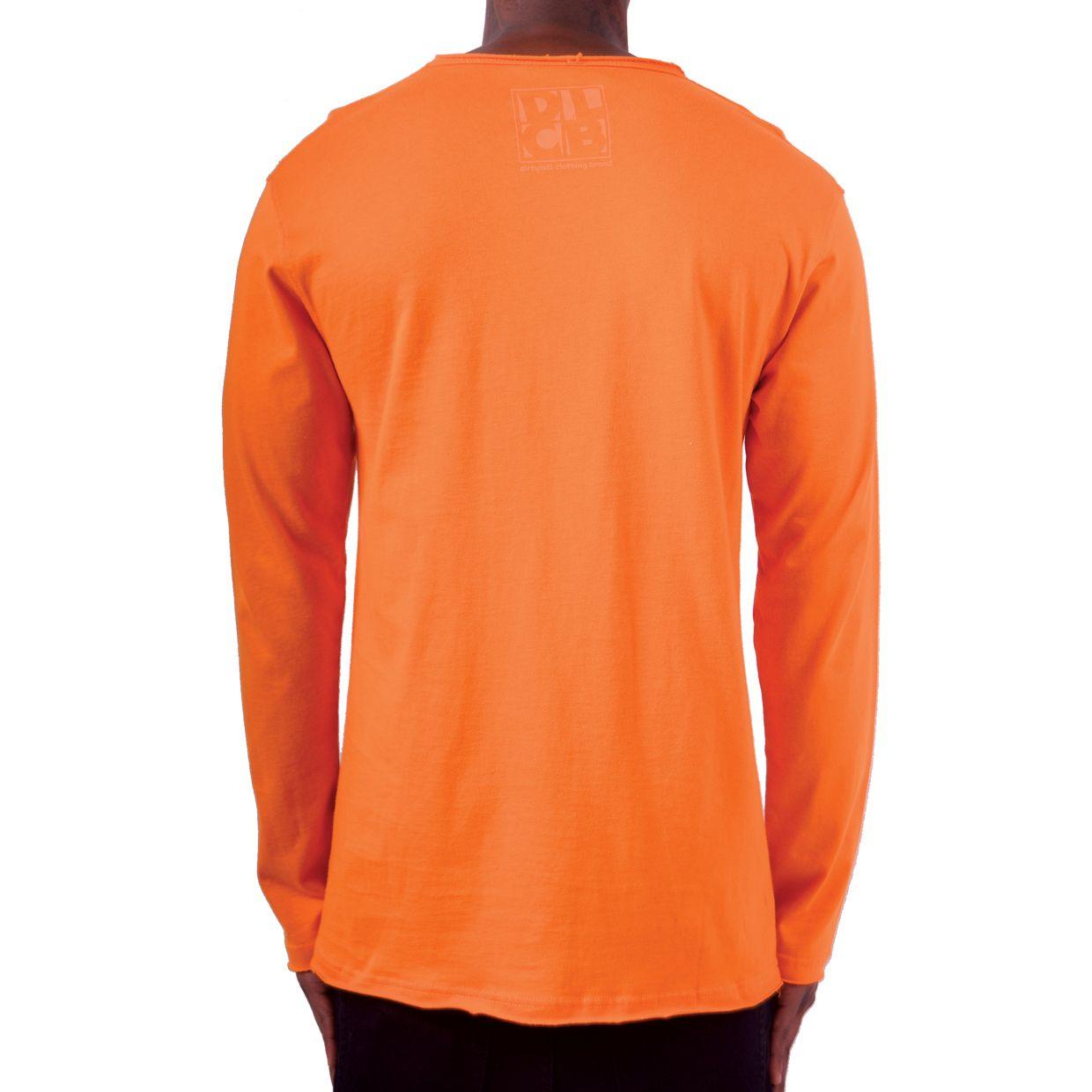 Orange Splatter Logo - Orange Splatter Long Sleeve