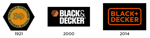 Black and Decker Logo - About Us - Logo Progression - BLACK+DECKER™ Logo Progression