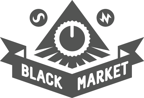 Black and White Market Logo - Black Market Modular — Voltage & Company
