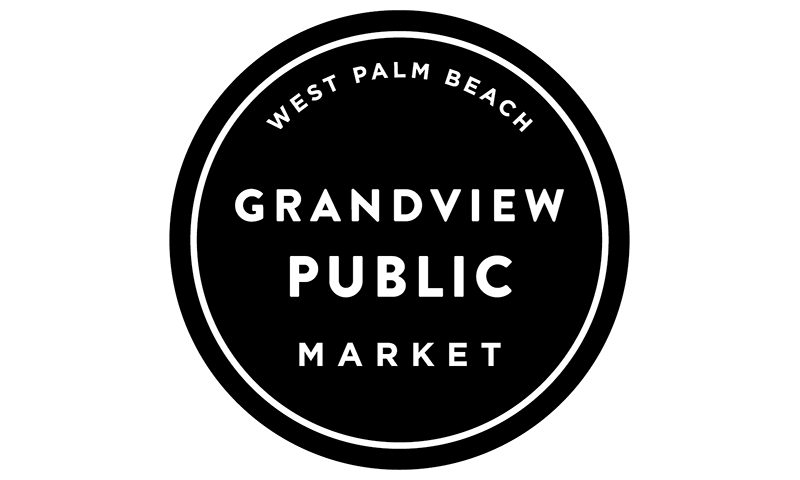 Black and White Market Logo - Grandview Public Market