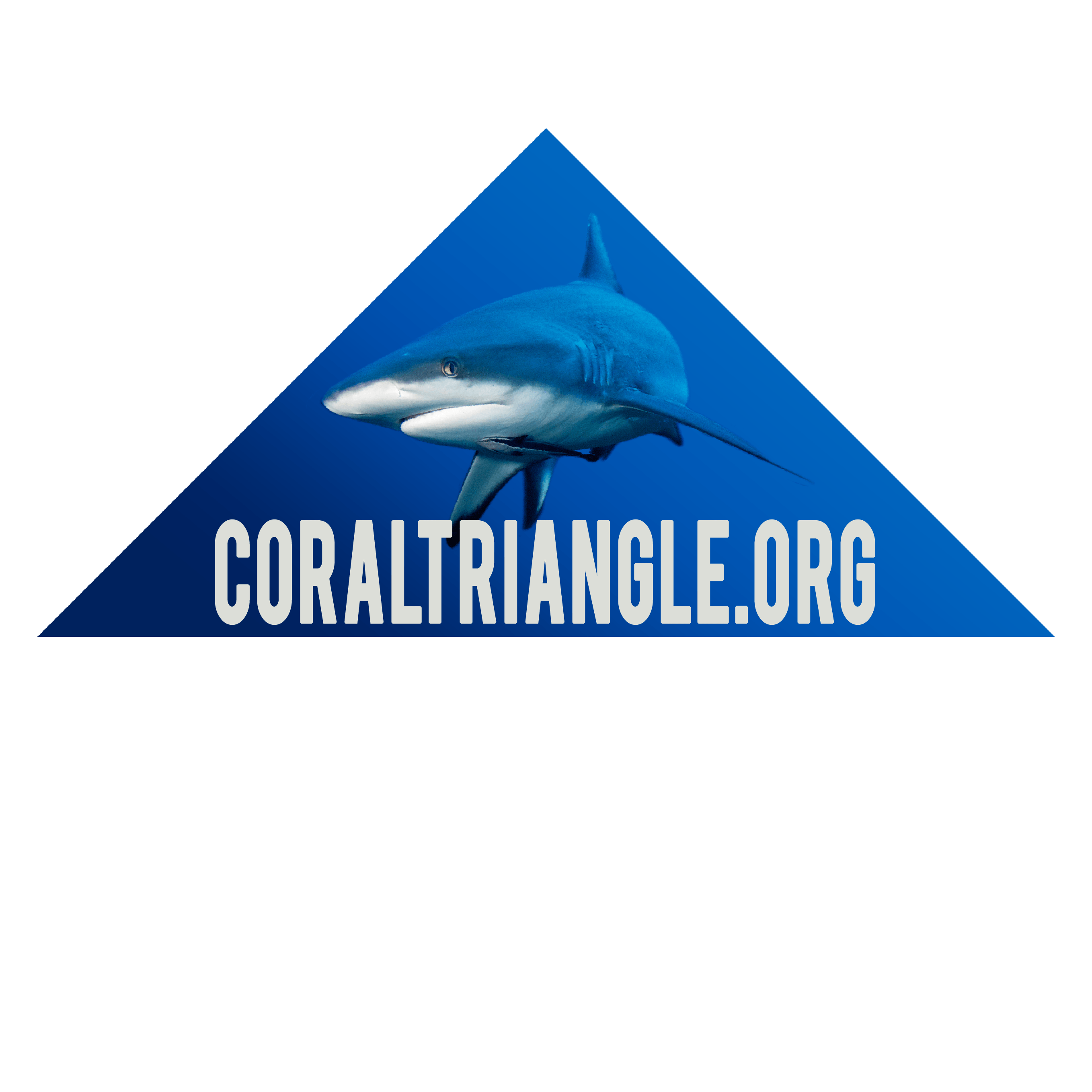 Shark Triangle Logo - Coral Triangle. Coral Reef. Marine Conservation. Philippines