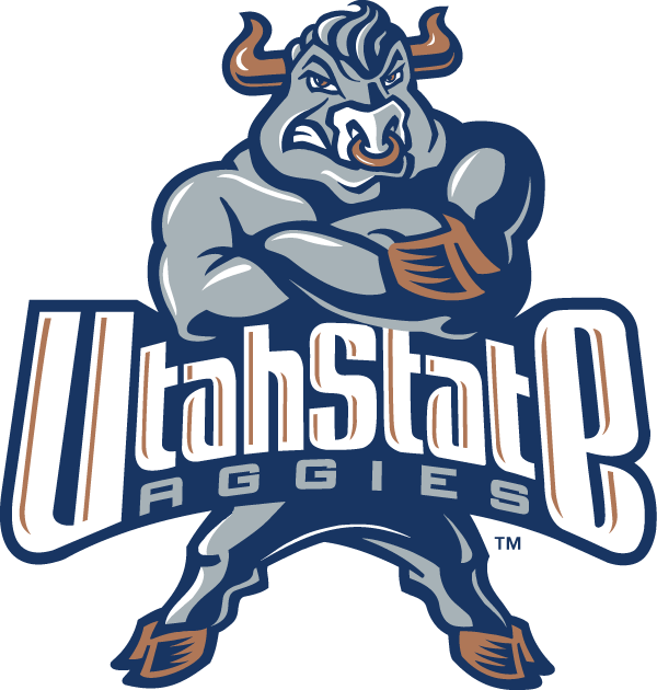 Utah State Logo - Utah State Aggies Primary Logo - NCAA Division I (u-z) (NCAA u-z ...