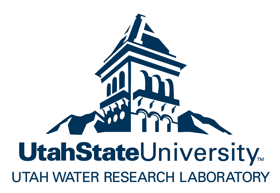 Utah State Logo - UWRL Icon and Wordmark. Utah Water Research Laboratory