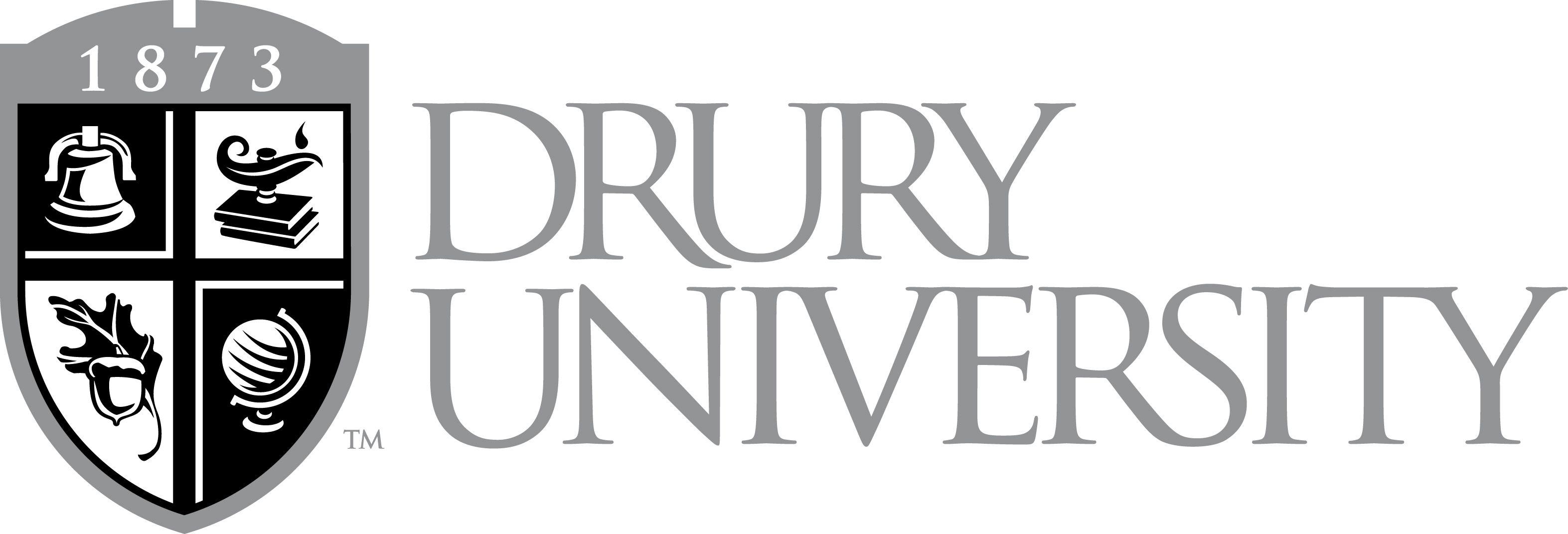 Gray and Black Logo - Drury University: Drury University Logos