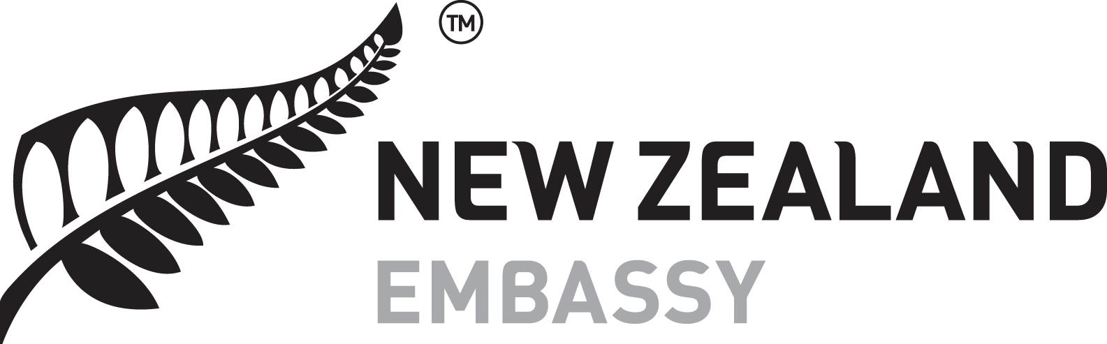 Gray and Black Logo - Logos | New Zealand Ministry of Foreign Affairs and Trade