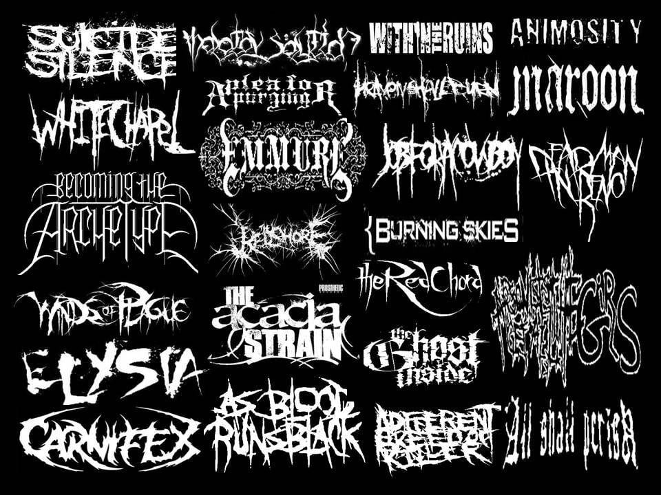 Screamo Band Logo - Deathcore bands | Deathcore/Metal bands & Lyrics | Pinterest | Music ...