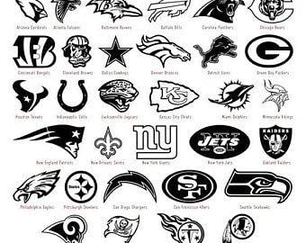 Printable NFL Team Logo - Nfl decals | Etsy