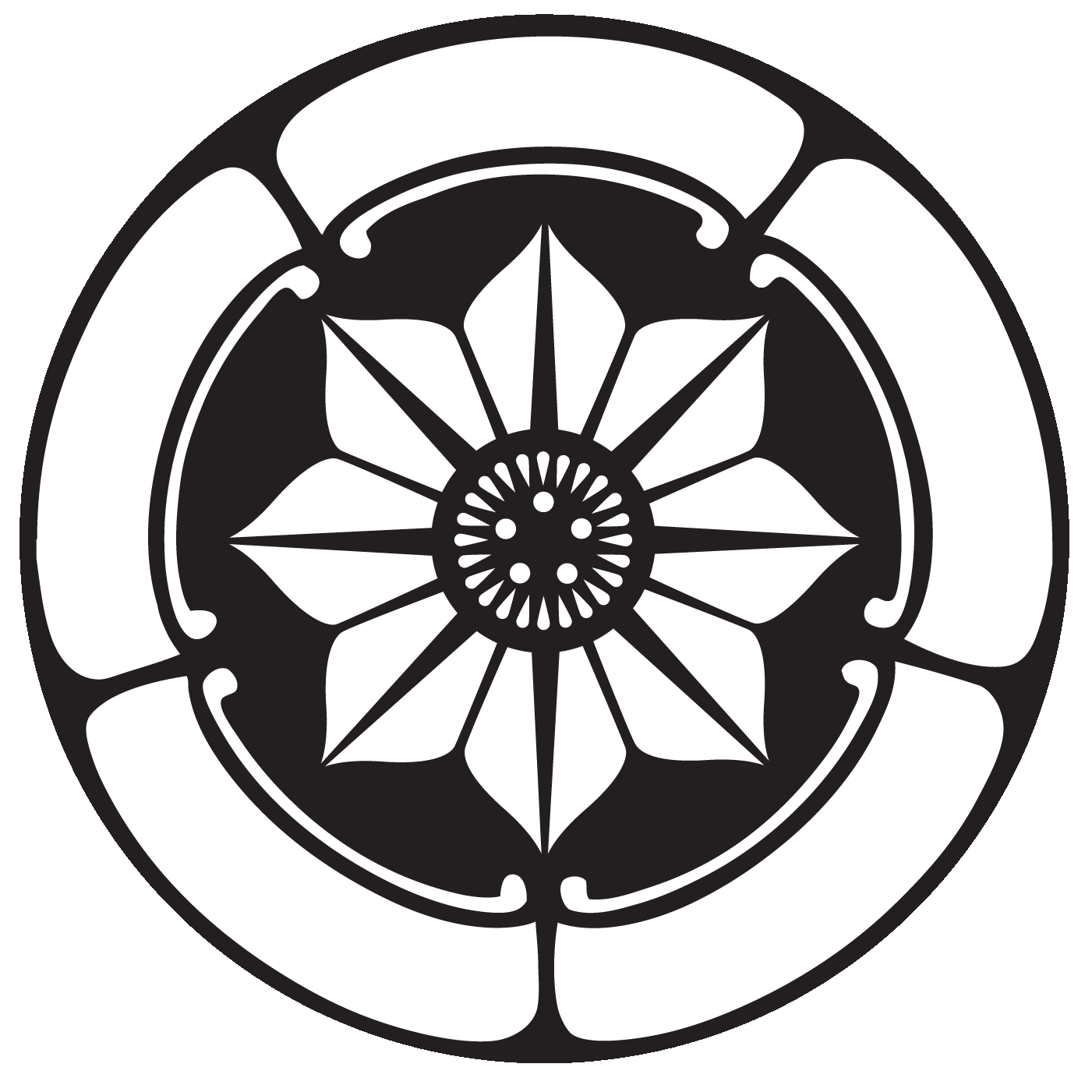 Black and White Lotus Logo - Ashley | White Lotus Body Arts