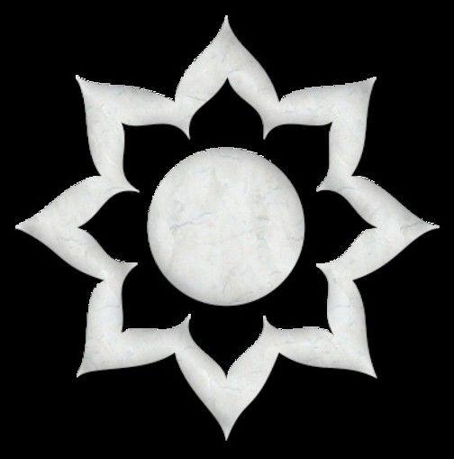 Black and White Lotus Logo - White Lotus Dharma Center of NH | Self-evolution through combined ...