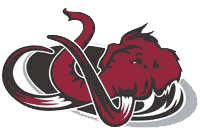 In a Red Circle Black Mammoth Logo - Colorado Mammoth Alternate Logo - National Lacrosse League (NLL ...