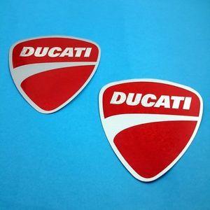 Ducati Motorcycles Logo - new red foil sticker for Ducati motorcycles big bike fuel tank ...