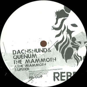 In a Red Circle Black Mammoth Logo - Dachshund & Quenum - The Mammoth (Vinyl, 12