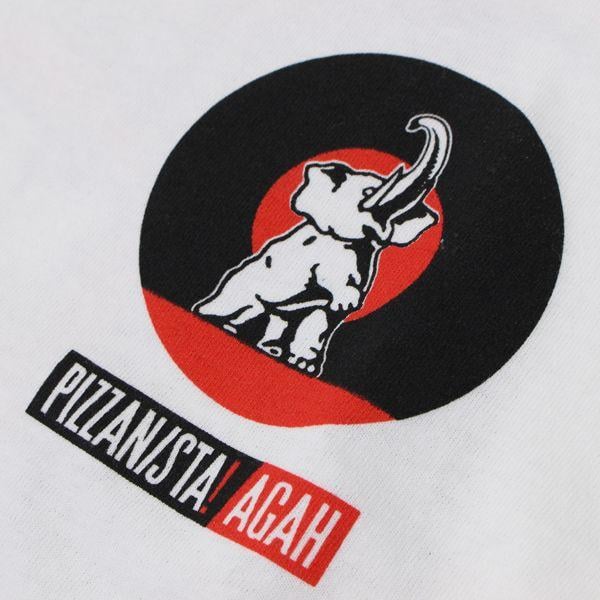 In a Red Circle Black Mammoth Logo - stay246: RON HERMAN (long Herman) × PIZZANISTA ELEPHANT S/S TEE ...
