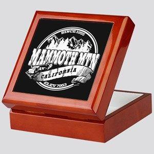 In a Red Circle Black Mammoth Logo - Mammoth Lakes Jewelry Boxes - CafePress