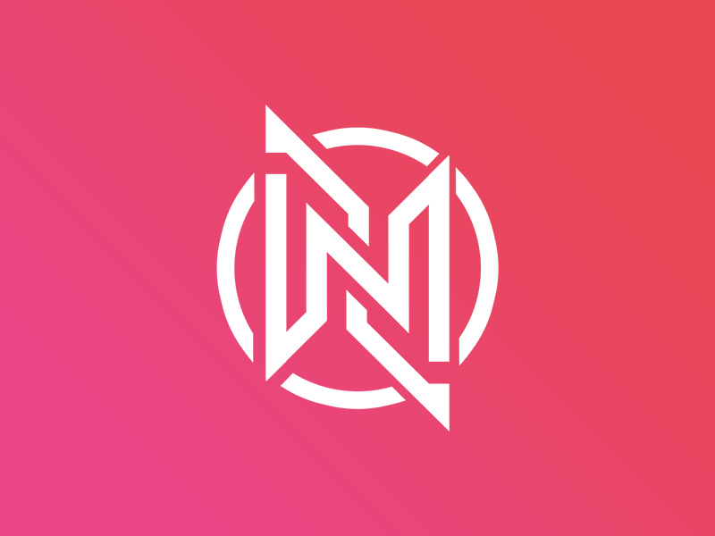 Red Letter N Logo - Logo Design ▫ Letter: N