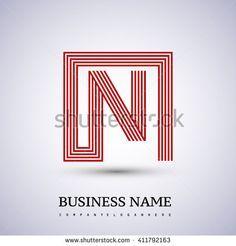 Red Letter N Logo - Best letter n image. Letter n, Calligraphy, Graphic design