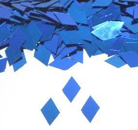 Blue Diamond Shaped Logo - Blue Diamond Confetti, Royal Blue Metallic Diamond Confetti Bulk
