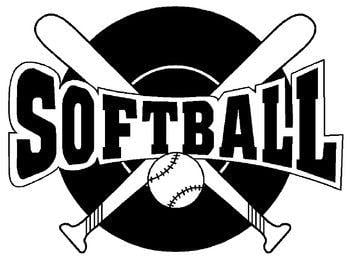 Great Softball Logo - Free Softball Clipart Background, Download Free Clip Art, Free Clip
