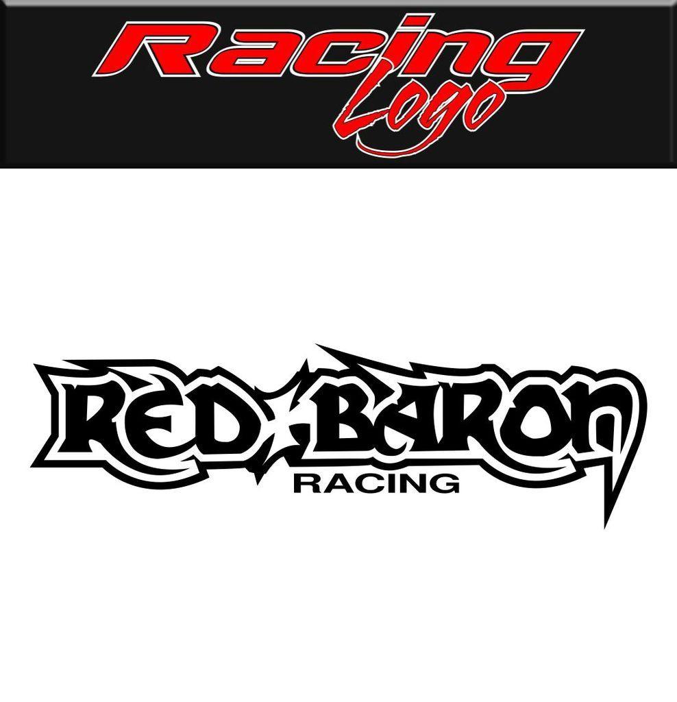 Red Baron Logo - Red Baron Racing Logo Decal – North 49 Decals