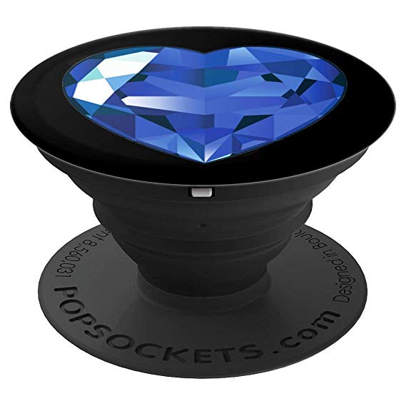 Blue Diamond Shaped Logo - Sapphire Blue Diamond Heart Shaped Pretty Phone