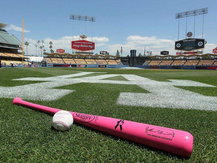 MLB Bats Logo - MLB Barred Players From Using Breast Cancer Awareness Bats Not Made ...