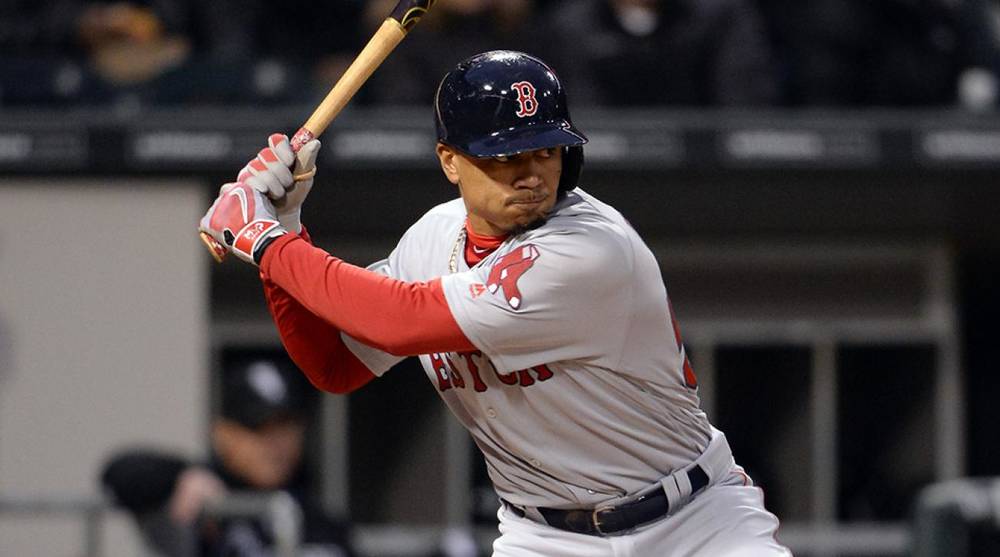 MLB Bats Logo - Mookie Betts becomes Axe Bat's first signed MLB player
