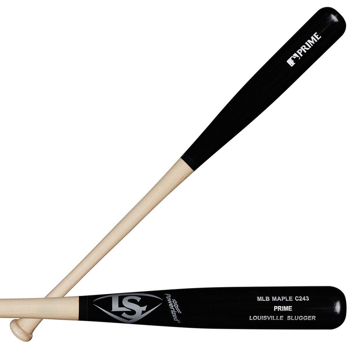 MLB Bats Logo - MLB Prime Maple C243 Baseball Schläger, Schwarz Und Naturfarben