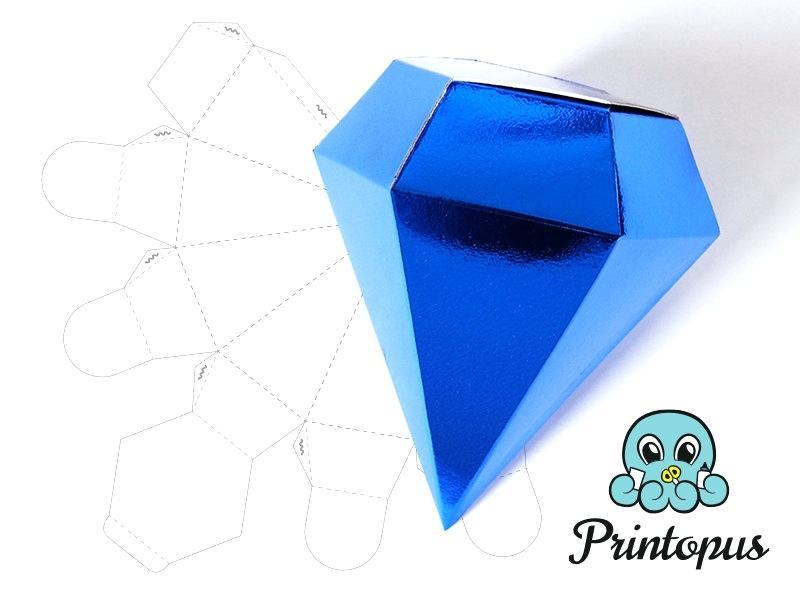 Blue Diamond Shaped Logo - Stacked Blue Box Diamond Shape Logo Template Shaped Patterns ...