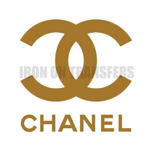 Brown Chanel Logo - Custom or design personalized Chanel logo iron on stickers (heat ...